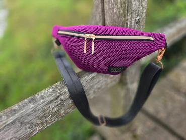 Preview: Netz 3D mit Geweberücken Pink